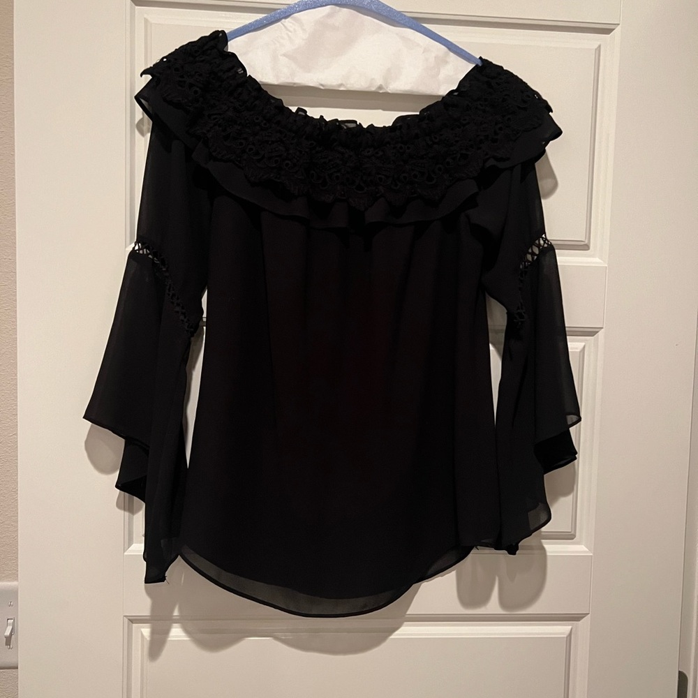 Banana republic off the shoulder shirt